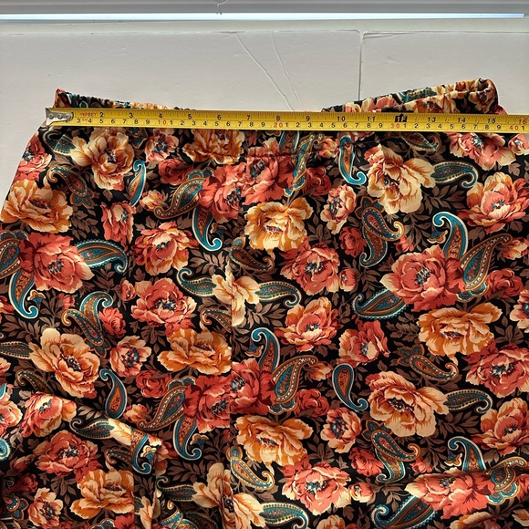 Vintage Victoria’s Secret Floral Paisley Satin 2 Piece Pajama Set Gold Label - Picture 7 of 16